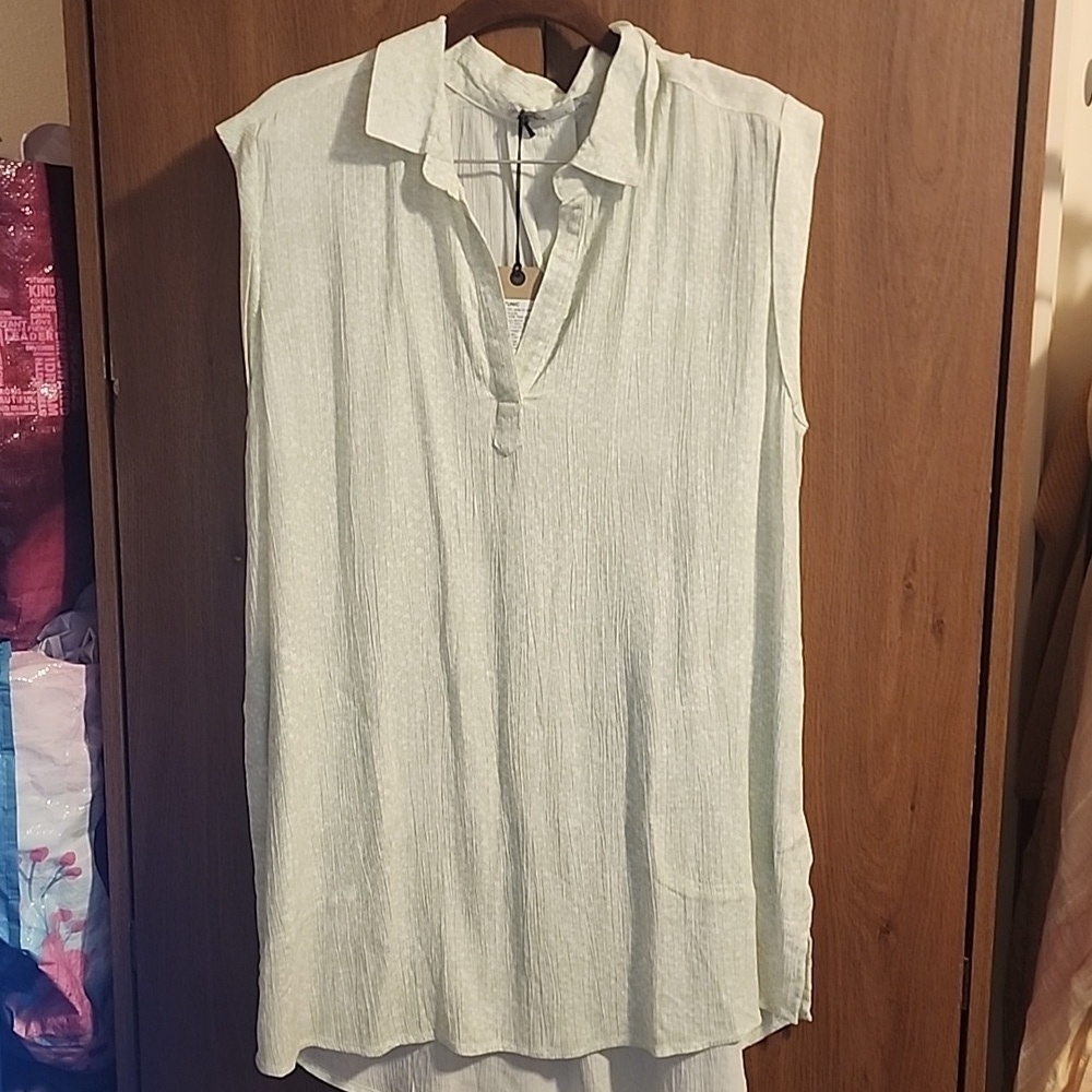 Prana Celadon Misty Anini Tunic Tencel Modal NWT Size Large ♥️